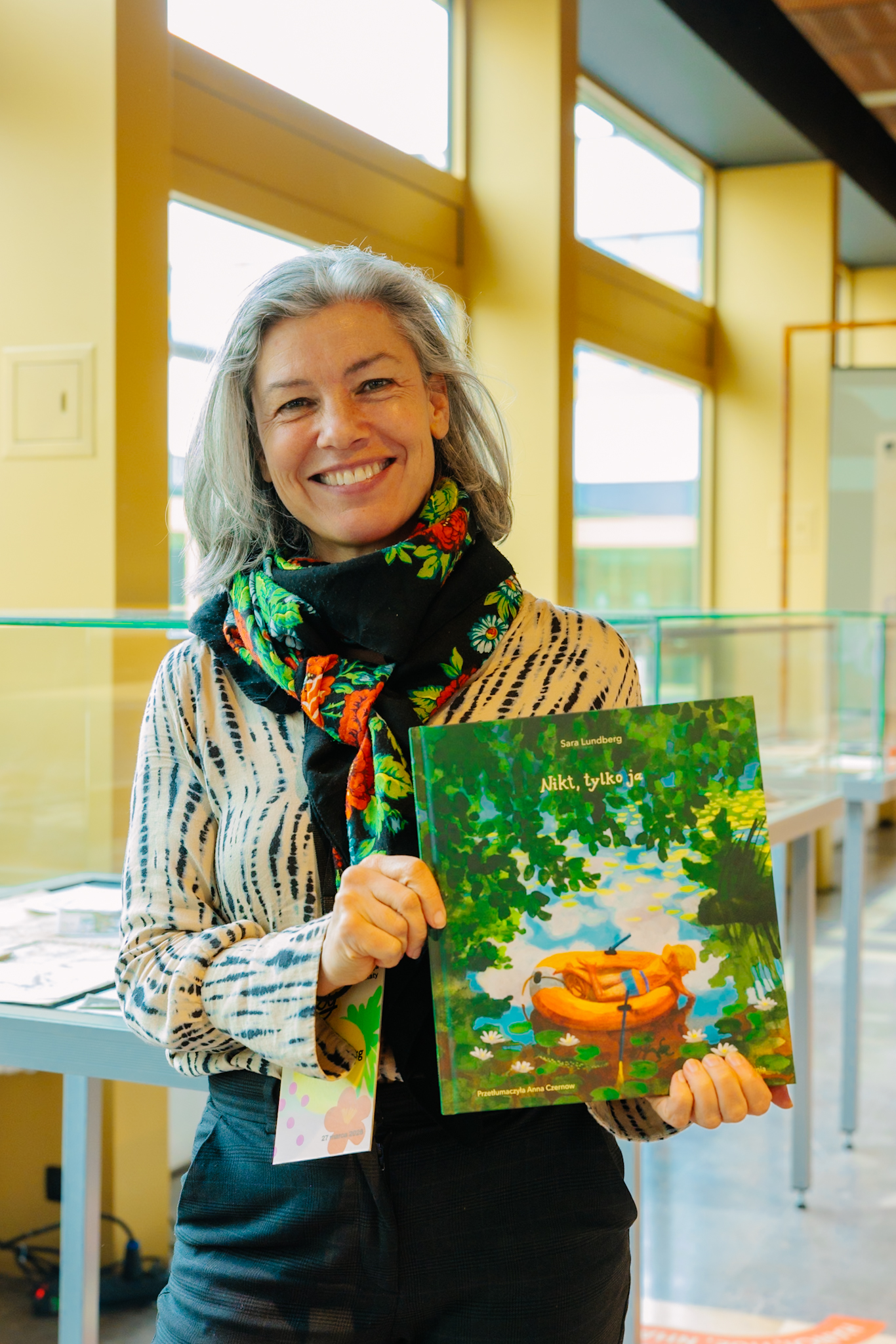 Sara Lundberg w Bibliotece Narodowej